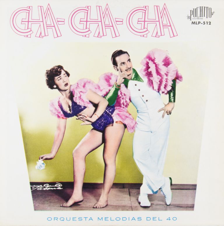Coleccion Gladys Palmera Orquesta melodias del 40 Chachacha Puchito por Armand Total Records. In mostra a Barcellona le cover degli album che hanno fatto la storia della musica