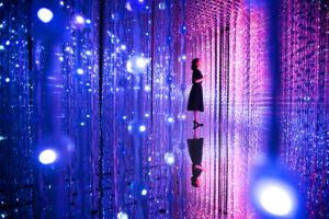 Tecnologia interattiva e proiezioni in tempo reale. TeamLab a Pechino