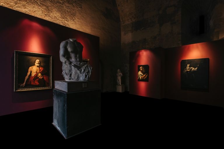 Da Giotto a de Chirico. I tesori nascosti. Installation view at Castello Ursino, Catania 2017