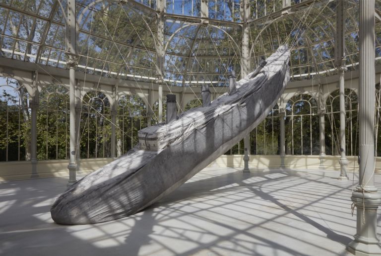 Damian Ortega Monumento, 2016 Installation at the Palacio de Cristal, Museo Nacional Centro de Arte Reina Sofia, Madrid © Joaquín Cortés Román Lores