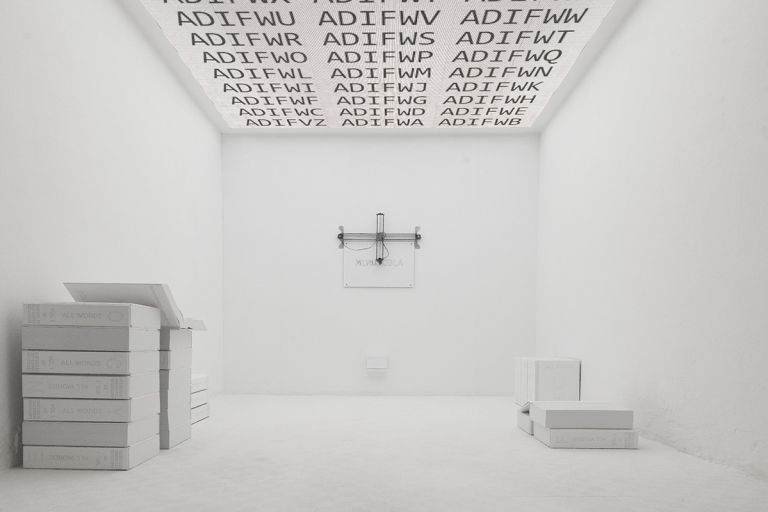 David Reimondo. Le parole che non esistono. Exhibition view at David Reimondo. Le parole che non esistono, Milano 2017