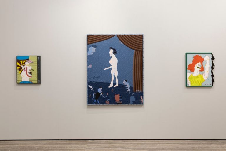 Famous Artists from Chicago. 1965-1975. Jim Nutt. Exhibition view at Fondazione Prada, Milano 2017. Photo Roberto Marossi. Courtesy Fondazione Prada