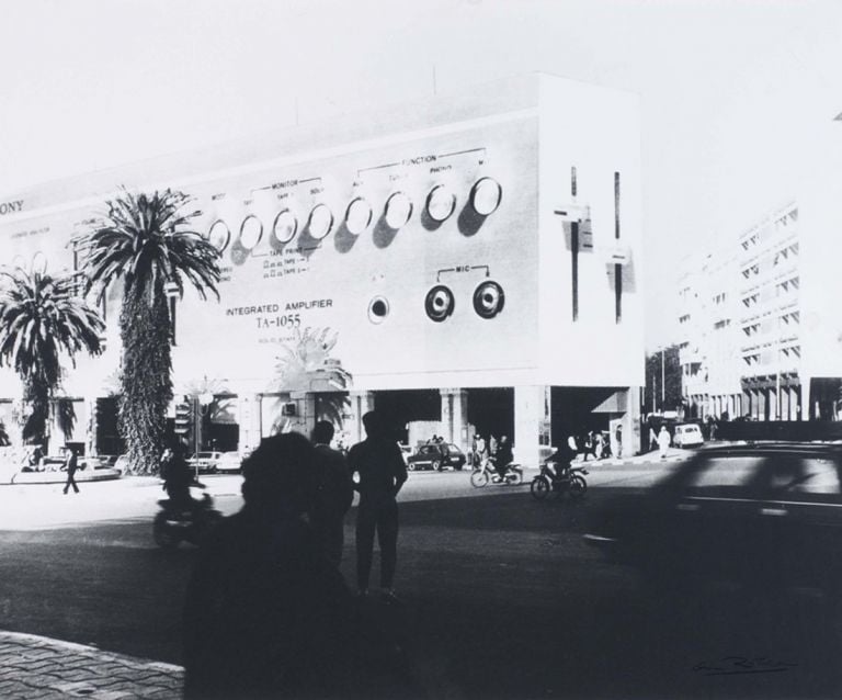 Guy Rottier, Immeuble de la Radio, Rabat (Proposition), 1982. Photo François Lauginie Collection Frac Centre Val de Loire Donation Guy Rottier