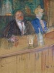Henri de Toulouse Lautrec, Au Café. Le Consummateur et la caissière chlorotique, 1898. Kunsthaus Zürich