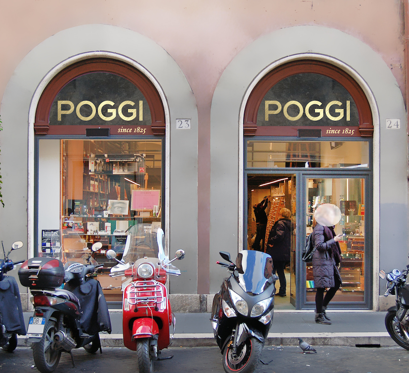 Poggi storica bottega di materiali per l’arte apre un nuovo spazio a Roma. Con grandi novità