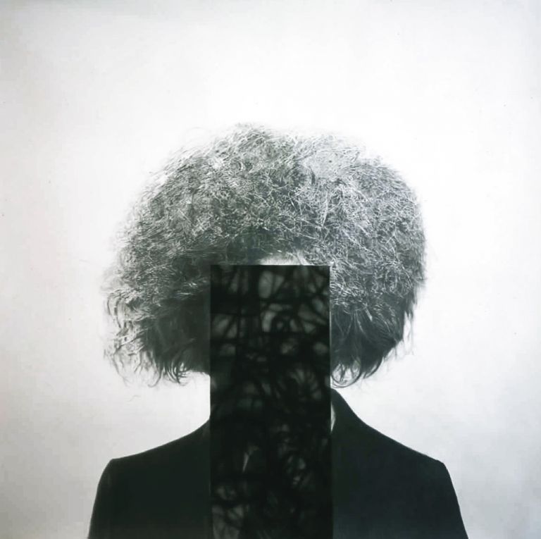 Jim Shaw, Untitled (Obliterated High School Self Portrait), 2004
