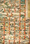 Katsushika Hokusai, Sugoroku gioco da tavolo dei Luoghi famosi di Edo. Kawasaki Isago no Sato Museum