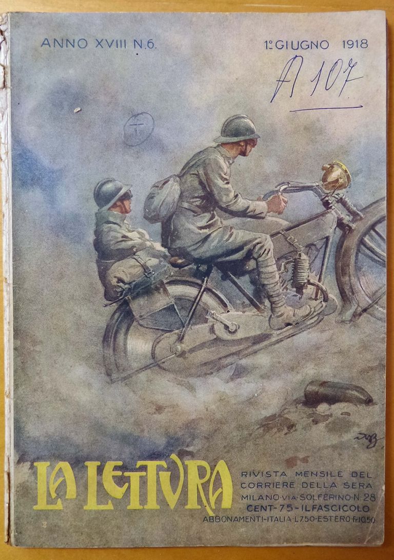 La Lettura, inserto del Corriere della Sera, 1918