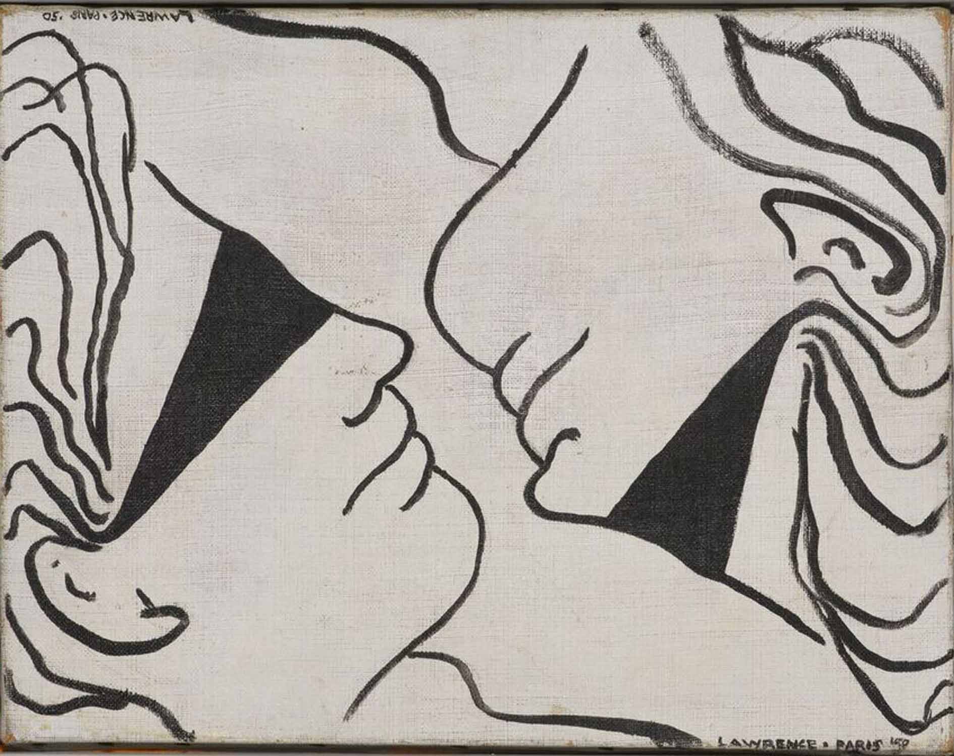 Lawrence Ferlinghetti, Deux, 1950. Collezione dell’artista, San Francisco
