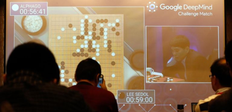 Lee Se dol contro AlphaGo