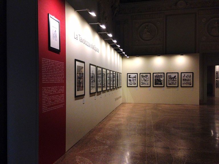 Nel segno di Manara. Antologica di Milo Manara. Exhibition view at Palazzo Pallavicini, Bologna 2017