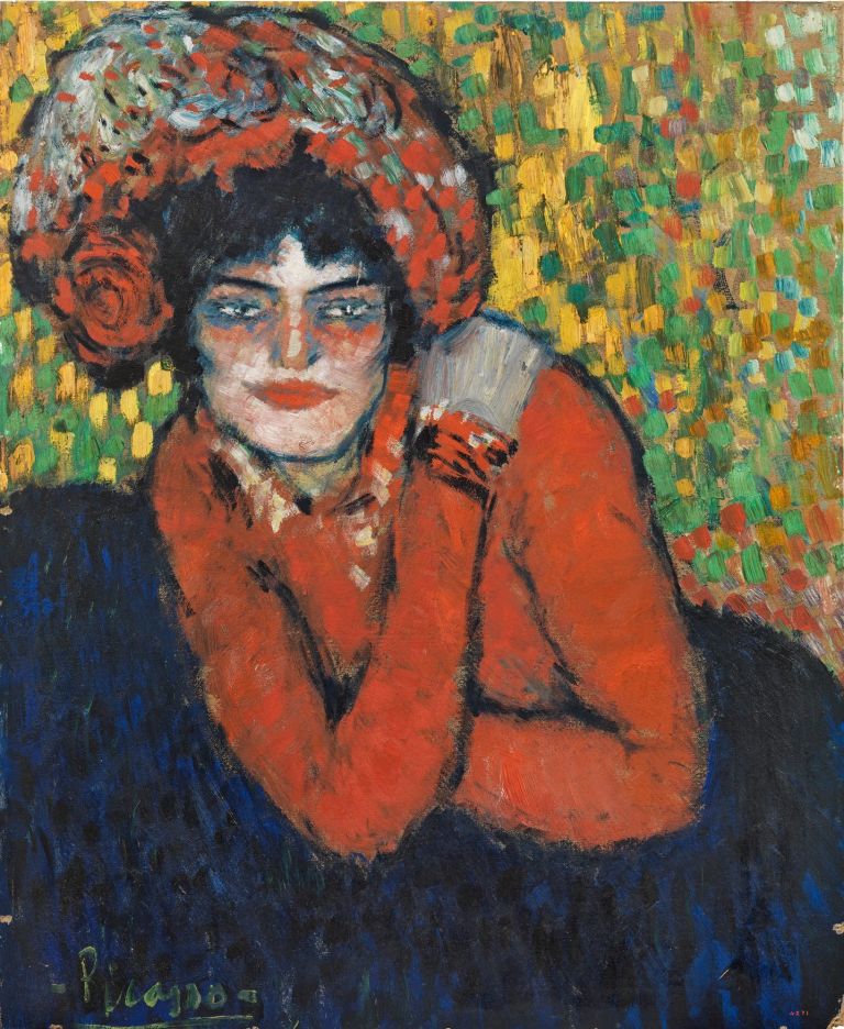 Pablo Picasso, L'attente (Margot), 1901. Museum Picasso, Barcellona. (c) Sucesión Pablo Picasso, VEGAP, Madrid 2017