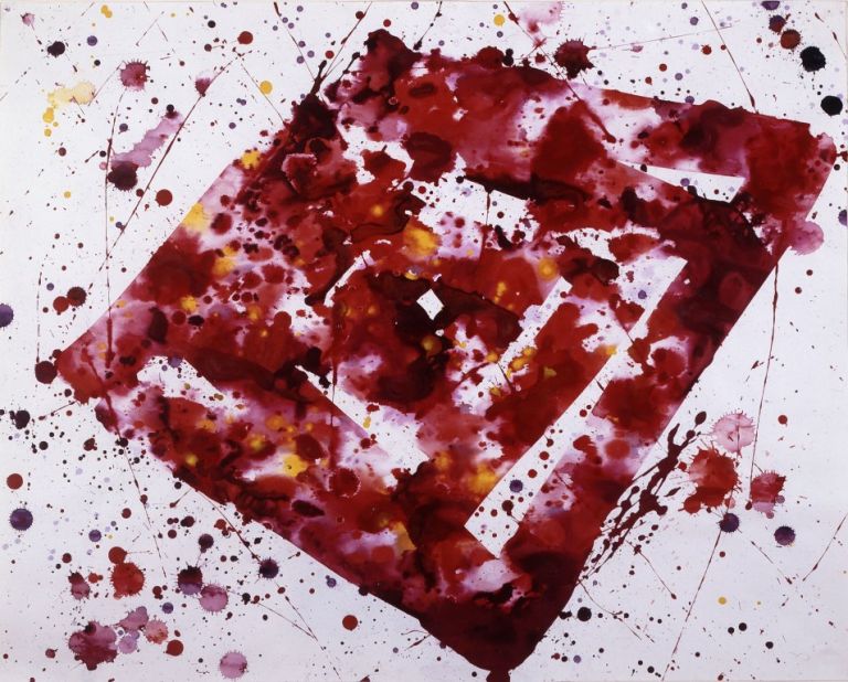 Sam Francis, Untitled, 1975. Courtesy Galleria Open Art, Prato