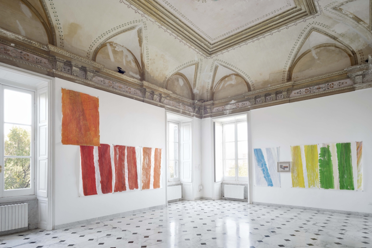 Stefano Arienti. Finestre meridiane. Installation view at Villa Croce, Genova 2017. Photo credits Anna Positano Opfot.com