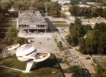 View to Vremena Goda building from the panoramic wheel 1971 72 (source httpspastvu.com)