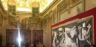 Il Cartone di Guernica a Palazzo Giustiniani a Roma