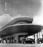 Milano, stazione Agip, architetto Mario Bacciocchi. © Archivio Storico ENI