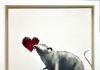 Banksy, Rat Heart, ph. Stephane Bisseuil