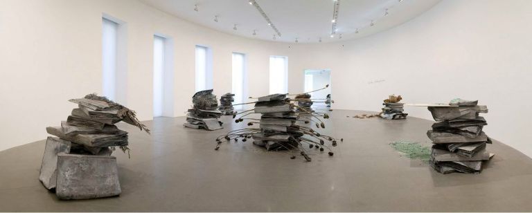 Anselm Kiefer. hortus philosophorum. Installation view at Gagosian Gallery, Roma 2009. Photo Giorgio Benni. Courtesy Gagosian and the artist