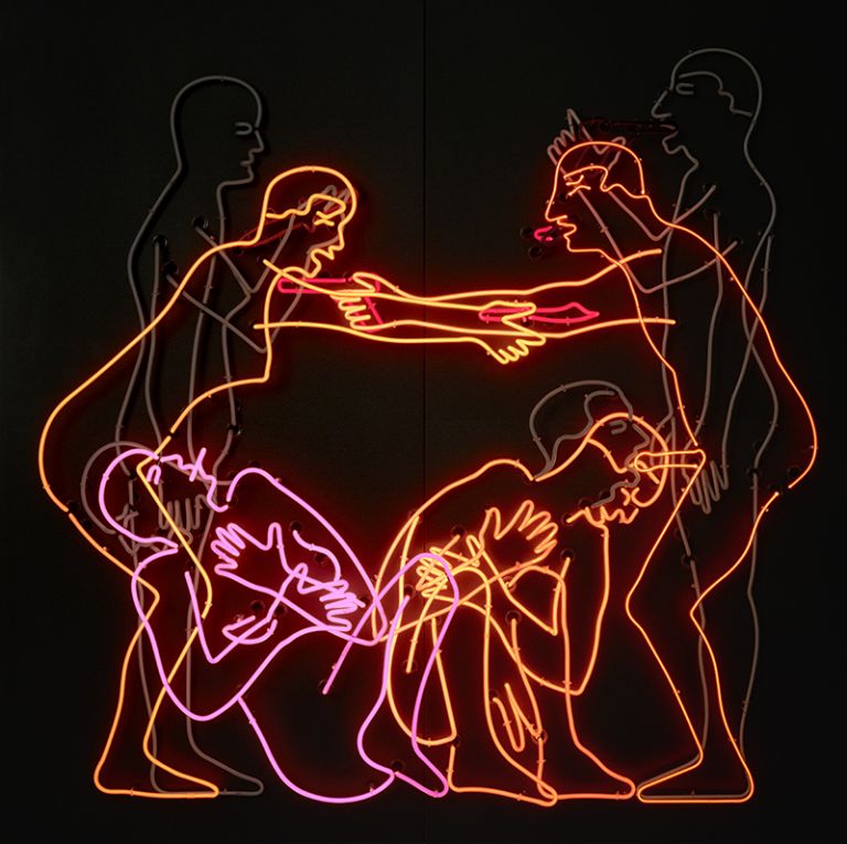 Bruce Nauman, Sex and Death by Murder and Suicide, 1985, Emanuel Hoffmann Stiftung, Depositum in der Öffentlichen Kunstsammlung Basel, © Bruce Nauman 2017, ProLitteris, Zurich, Foto Tom Bisig, Basel