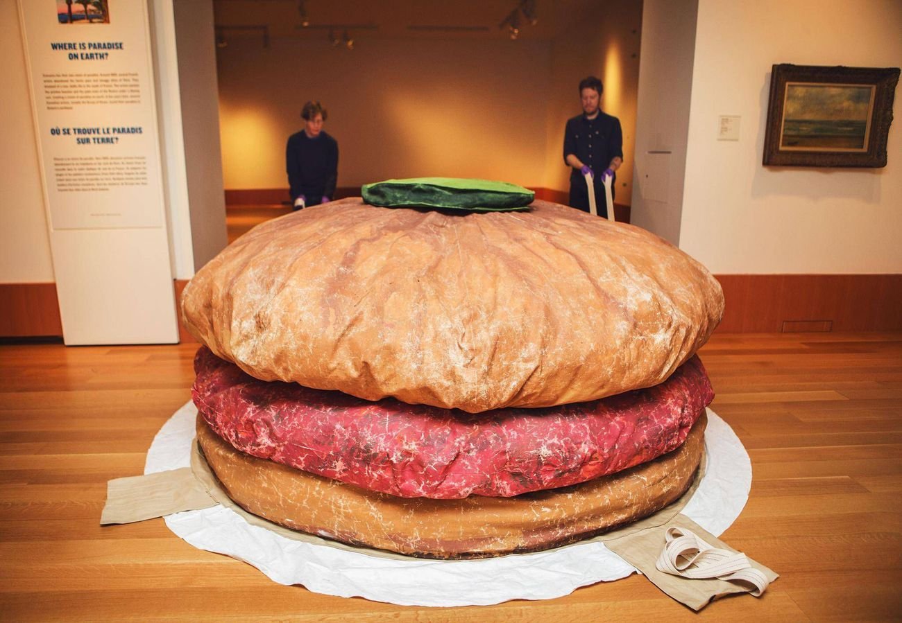 Claes Oldenburg, Floor Burger, 1962. Art Gallery of Ontario, Toronto