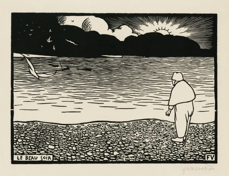 Félix Vallotton, Una bella serata, 1892, Collection des Musées d’art et d’histoire de la Ville de Genève, Cabinet d’arts graphiques, photo MAH-CdAG © Cabinet d’arts graphiques des Musées d’art et d’histoire, Genève