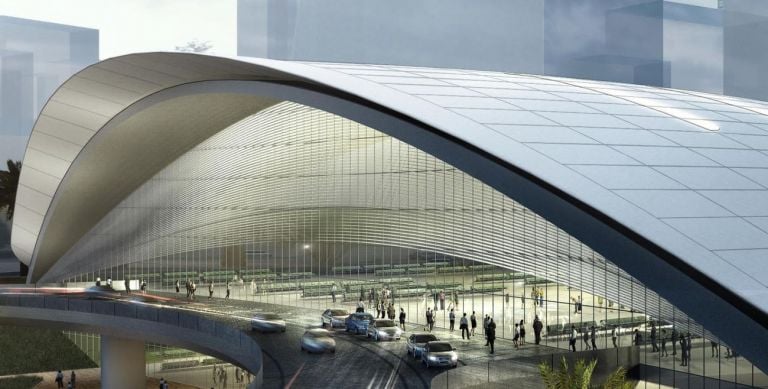 Farrells + AECOM, High Speed Rail Terminal, Singapore