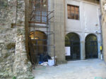 Veduta dell’area del cantiere del Museo delle Cappelle Medicee