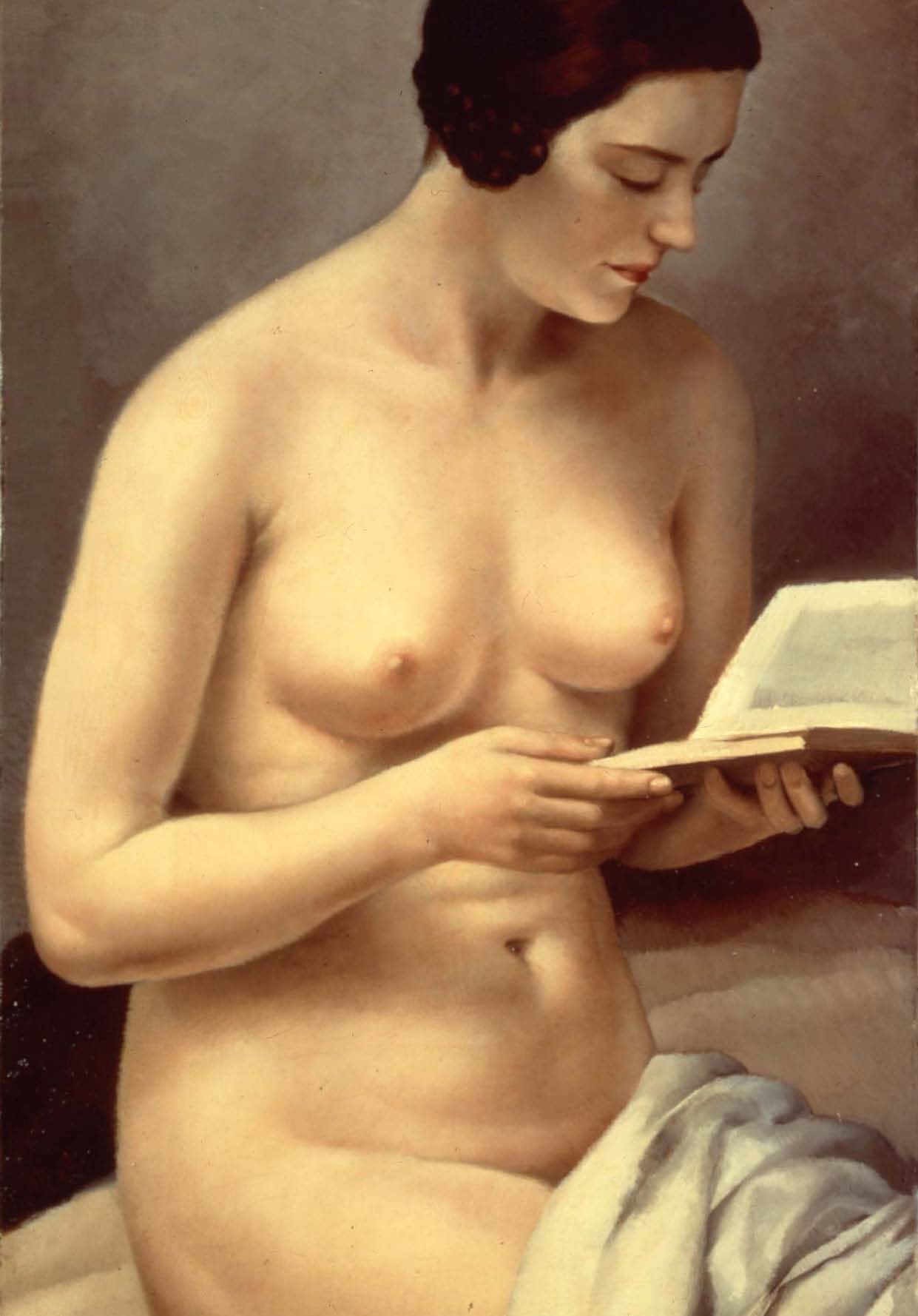 Francesco Trombadori, Fanciulla nuda che legge, 1929. Collezione privata, Foligno