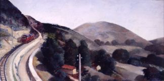 Francesco Trombadori, Paese (Cremagliera, Paesaggio d'Abruzzo), 1930-31. Galleria d’Arte Moderna di Roma