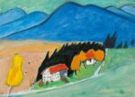 Gabriele Münter, Fattoria nei dintorni di Murnau, 1911. Fondazione Gabriele e Anna Braglia, Lugano. Photo credit Christoph Münstermann