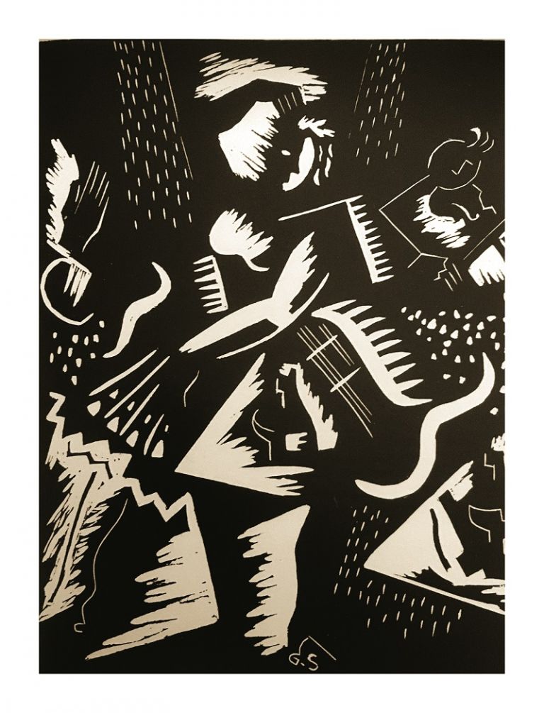 Gino Severini, Gravure Futuriste, 1939, xilografia, collezione eredi Severini