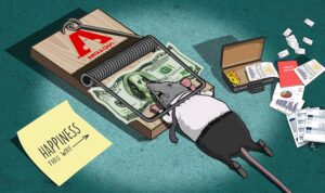 Happiness, il nuovo tagliente cortometraggio di Steve Cutts