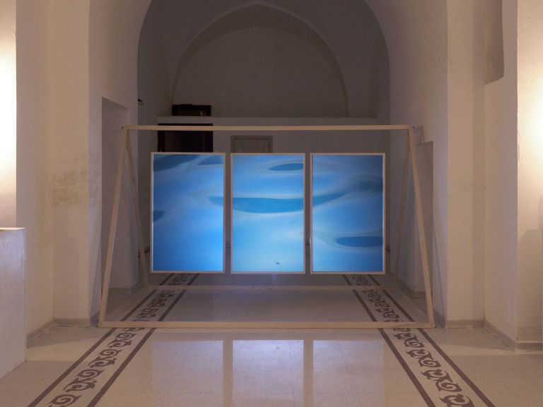 Luca Coclite. Hall. Installation view at Gagliano del Capo, 2017