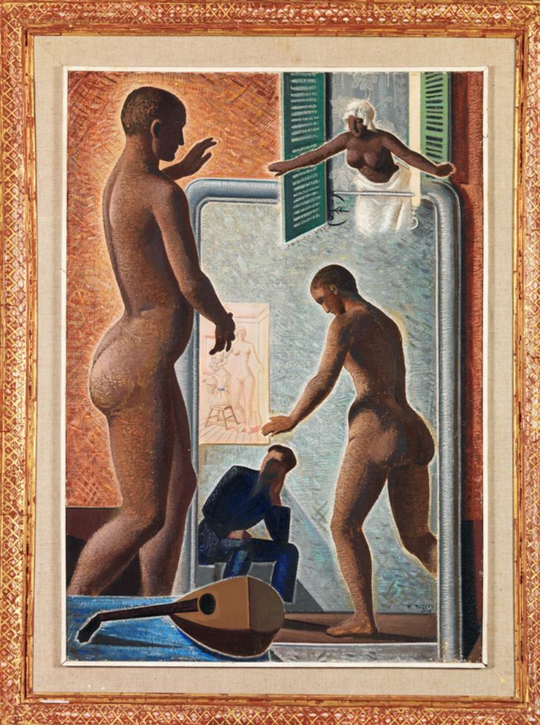 Mario Tozzi, Personaggi in cerca d’autore, 1929. Mart, collezione VAF Stiftung