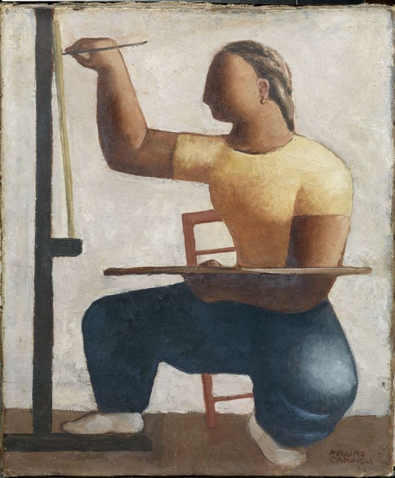 Massimo Campigli, La Pittrice, 1927. Collezione privata, courtesy Farsetti Arte, Prato