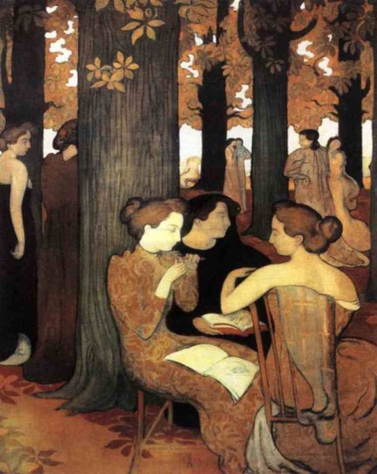 Maurice Denis, Le musa nel bosco sacro, 1893