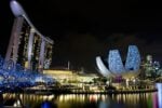 Ove Arup + COX Architecture, The Helix Bridge, Singapore