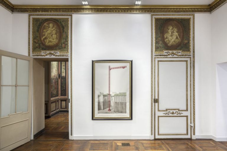 Pablo Bronstein. The largeness of China seen from a great distance. Installation view at Galleria Franco Noero, Torino 2017