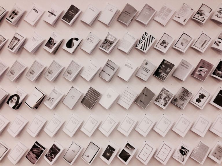 Publishing as an Artistic Toolbox 1989 2017. Exhibition view at Kunsthalle Wien, 2017. Photo Franco Veremondi