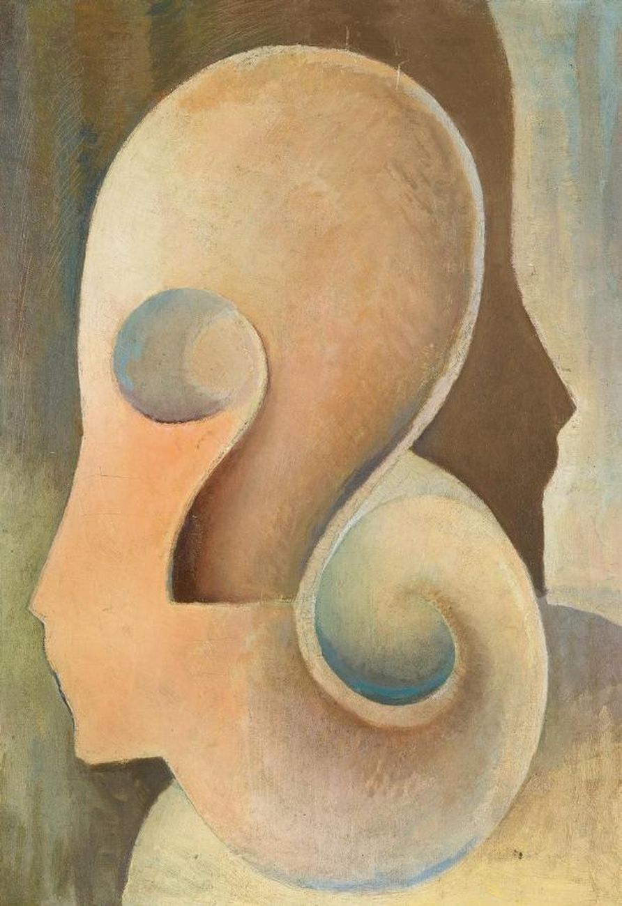 Ramses Younan, Portrait, 1933-38. Courtesy of Barjeel Art Foundation, Sharjah