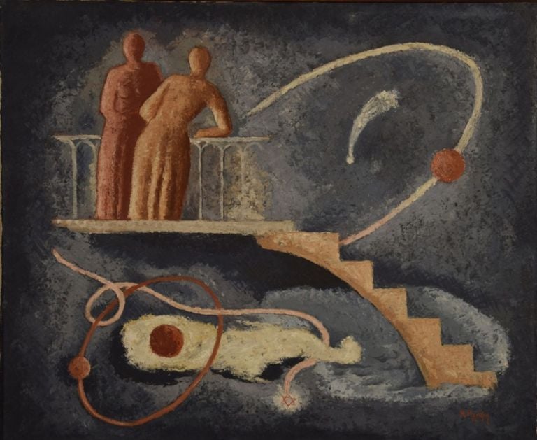 René Paresce, Paesaggio. La notte, 1934. Casa Museo Boschi Di Stefano, Milano
