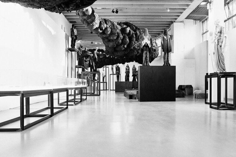 Rick Owens. Subhuman Inhuman Superhuman. Exhibition view at La Triennale di Milano, 2017. Photo credit OWENSCORP