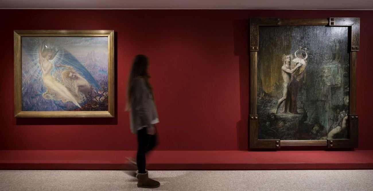 Simbolismo mistico. Il Salon de la Rose+Croix a Parigi 1892–1897. Exhibition view at Collezione Peggy Guggenheim, Venezia 2017. Photo Matteo de Fina