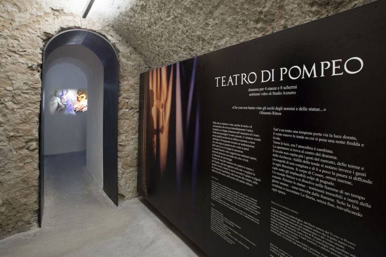 Studio Azzurro, Teatro di Pompeo, 2017. Musia, Roma. Photo credit OKNOstudio