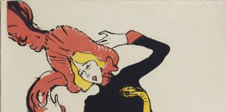 TOULOUSE LAUTREC, Jane Avril, 1899 Litografia a colori, Collezione privata Foto ©Peter Schächli