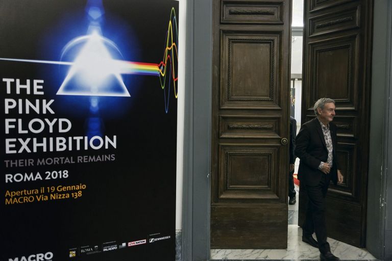 The Pink Floyd Exhibition. Their Mortal Remains. Roma, Campidoglio, Sala della Protomoteca, 2017. Nick Mason. Photo Riccardo Pompili