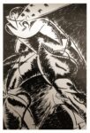 Umberto Boccioni, Forme uniche della continuit+á nello spazio, 1912 1913, litografia, collezione Gino Agnese