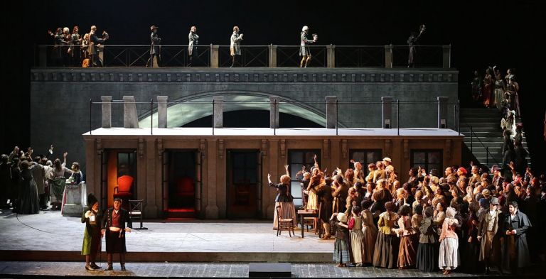 Umberto Giordano, Andrea Chénier. Regia di Mario Martone. Teatro alla Scala, Milano 2017. Photo credit Brescia - Amisano, Teatro alla Scala