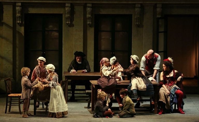Umberto Giordano, Andrea Chénier. Regia di Mario Martone. Teatro alla Scala, Milano 2017. Photo credit Brescia - Amisano, Teatro alla Scala